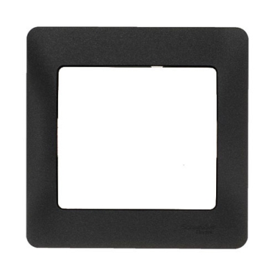 Рамка 1-ая (горизонтальная) антрацит Glossa GSL000701