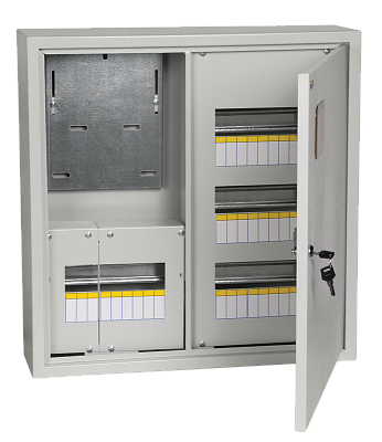 Бокс металлический ЩРУН-3/36 IP31 (500х500х147)