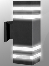 Светильник уличный двусторонний НБУ POLO-S-2хA60-BL алюм. под лампу 2хA60 E27 230В CITY IP65 черн.