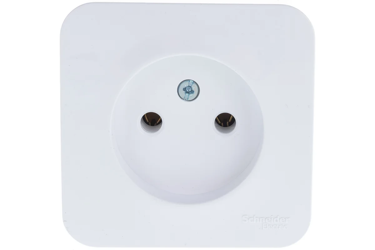 Розетка 1-гнездо Blanca Белый о/п с изолирующей пластиной BLNRA000111